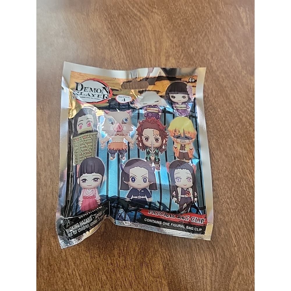 Demon Slayer: Series 4 3D Foam Collectible Bag Clip New Sealed  Blind Bag